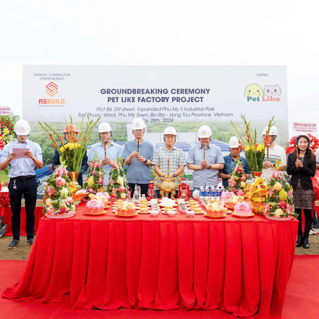 Groundbreaking Ceremony Pet Like Factory Project